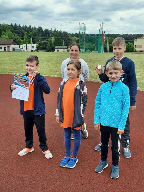 Krajská soutěž v atletice- 17. 5. 2025